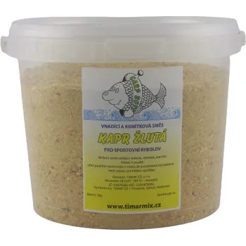 Návnadová surovina Carp Boys Kapr žlutá 2 kg kbelík (krmítková směs)