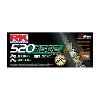 Řetězová sada pro motocykl Moto řetěz RK XSO2 KTM 450 EXC Enduro Racing 2003 - 2012 RX-Kroužek zlatý