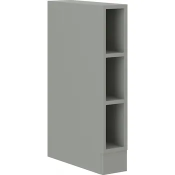 Kuchyňská skříňka Nábytek PEGAS s.r.o. Kuchyňský regál GARID 15-D-OTW-BB, Šedý