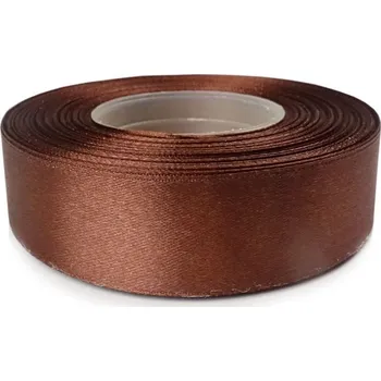 Stuha Saténová stuha čokoládová 25mm (Saténová stuha čokoládová 25mm)