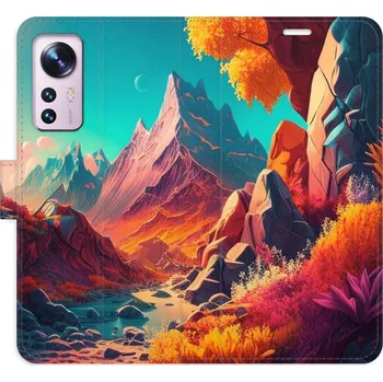 Pouzdro na mobilní telefon Flipové pouzdro iSaprio - Colorful Mountains - Xiaomi 12 / 12X
