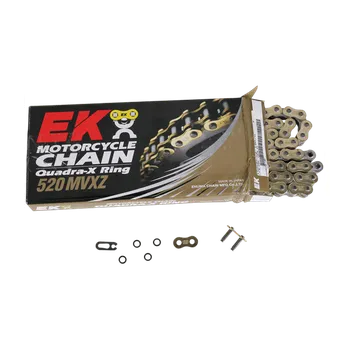 Řetězová sada pro motocykl Moto řetěz EK MVXZ2 Kawasaki W 800 Cafe 2019 - 2020 QX-Kroužek zlatý