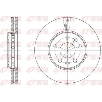 Brzdový kotouč Brzdový kotouč REMSA 61625.10