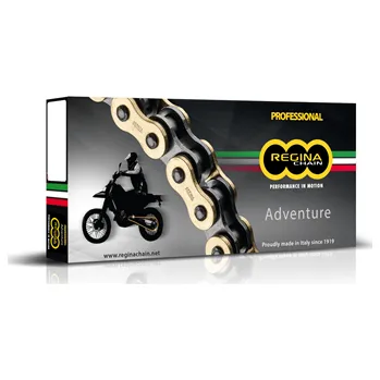 Řetězová sada pro motocykl Moto řetěz Regina ZRE Suzuki DL 1000 V-Strom 2002 - 2010 Z-Kroužek zlatý