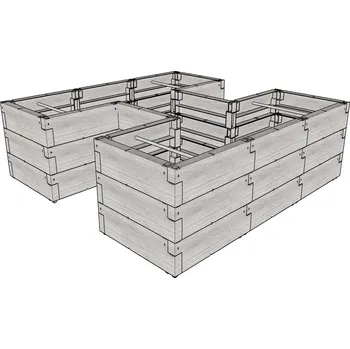 Vyvýšený záhon vyvýšený záhon JUWEL TIMBER ERGOLINE H (20479) LG3133