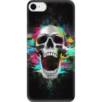 Pouzdro na mobilní telefon Odolné silikonové pouzdro iSaprio - Skull in Colors - iPhone SE 2020