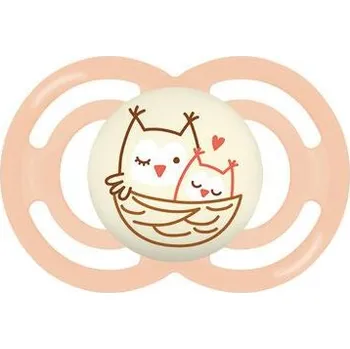 dudlíky MAM Dudlík Perfect Night 6+m oranžový/sovy 1ks