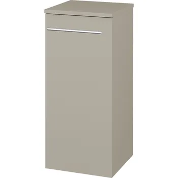 Koupelnový nábytek Dřevojas Nízká skříňka DOS SND 35 - M05 Béžová mat / Úchytka T02 / M05 Béžová mat / Levé