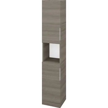 Koupelnový nábytek Dřevojas Vysoká skříň DOS SVD2O 35 - D03 Cafe / Úchytka T05 / D03 Cafe / Levé