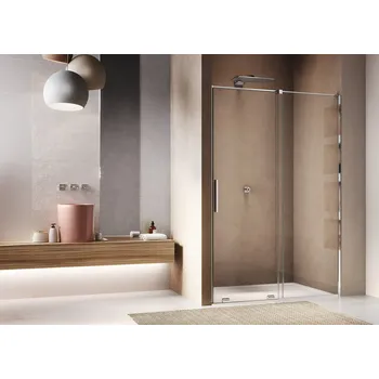 Sprchové dveře D35S2 - ATYP jednodílné posuvné dveře 100-160 cm, výška 200-225 cm D35S2SM3