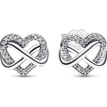 Náušnice PANDORA 292667C01 Stříbrná