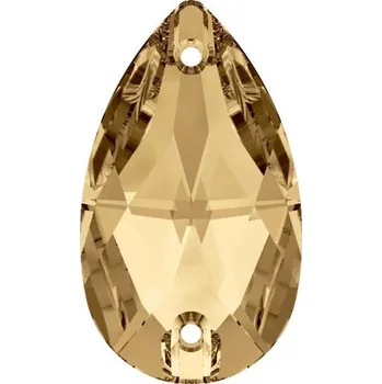 Drahý kámen Swarovski DROP 3230 - 18x10,5mm Golden Shadow