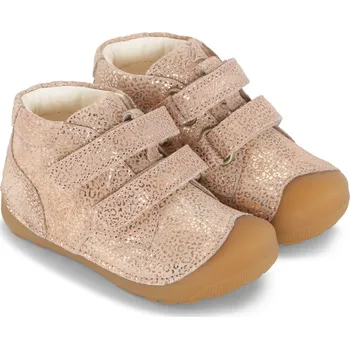 BUNDGAARD BAREFOOT dětská celoroční obuv - Petit Strap Rose Gold Stream Velikost: 24