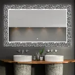 Podsvícené dekorativní zrcadlo do koupelny - Letters