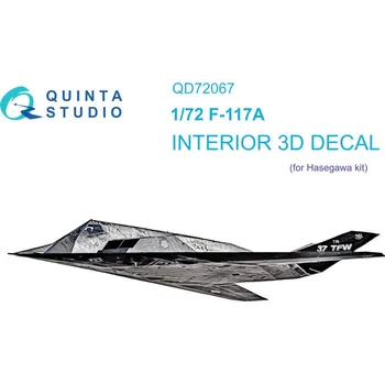 Plastikový model 1/72 F-117A 3D-Printed&col. Interior (HAS)