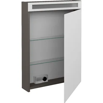 Koupelnový nábytek Dřevojas Jednodveřová galerka AIR GAOE 60 - N06 Lava / Pravé