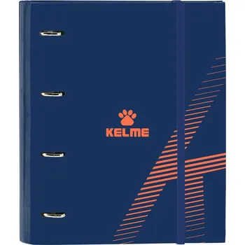 Set školních potřeb Kroužkový pořadač Kelme Navy blue Oranžová Námořnická modrá (27 x 32 x 3.5 cm) (Náplň 100 listů)
