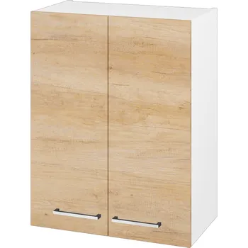 Koupelnový nábytek Dřevojas Horní skříňka DOS SYD2 60 - N01 Bílá lesk / Úchytka T04 / D15 Nebraska