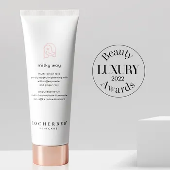 Pleťový krém Locherber Skincare MILKY WAY Multifunkční čistící gel & Rozjasňující pleťové mléko 2v1, 125 ml