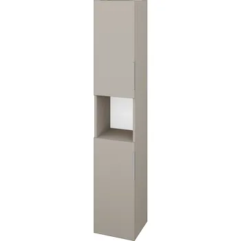 Koupelnový nábytek Dřevojas Vysoká skříň DOS SVD2O 35 - N07 Stone / Úchytka T05 / N07 Stone / Pravé