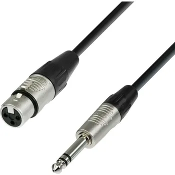 Příslušenství ke zvukové technice Adam Hall K4 BFV 1000 10m (XLR samice - 6.3mm Jack stereo)