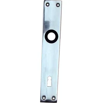 Dveřní kování Štít dveřní hranatý OK 90mm Al 2ks KOMAS 26084
