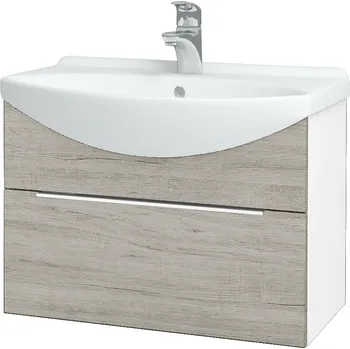 Koupelnový nábytek Dřevojas Koupelnová skříňka TAKE IT SZZ 65 - N01 Bílá lesk / Úchytka T05 / D05 Oregon