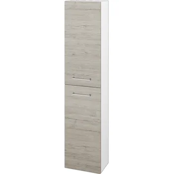 Koupelnový nábytek Dřevojas Vysoká skříň DOOR SV1D2 35 - N01 Bílá lesk / Úchytka T04 / D05 Oregon / Levé