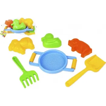 Houpací síť Lena Pískový set - Sítko a formičky zvířátek