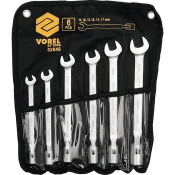 Sada nářadí Ploché nástrčné klíče kloubové set 6ks 8-17mm