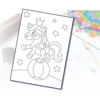 Radost v písku Šablona na pískování poník Varianta: A5 (148 x 210 mm)