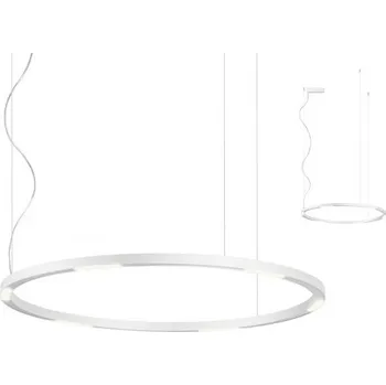 Redo Závěsné LED svítidlo Union, ø90cm Barva: Bílá
