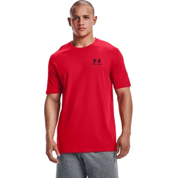 Pánské tričko UNDER ARMOUR SPORTSTYLE 1326799 Barva: Červená (600), Velikost: XXXL