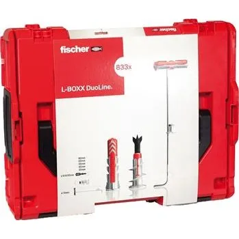 Hmoždinka FISCHER L-BOXX DuoLine - naplněno 833 hmoždinkami