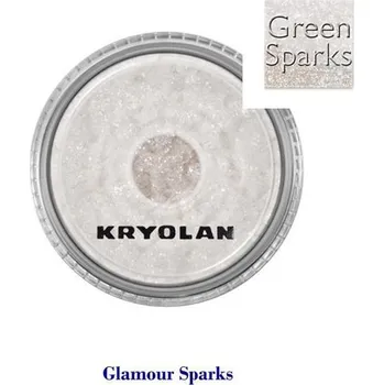 Kosmetická sada Oční stíny Kryolan GLAMOUR SPARKS GREEN zelená