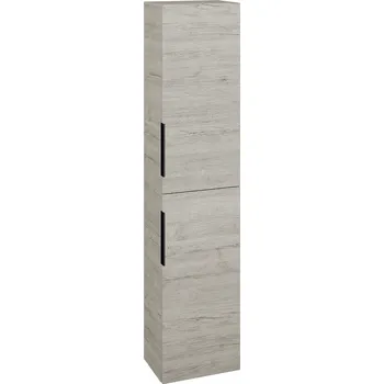 Koupelnový nábytek Dřevojas Vysoká skříň DOS SV1D2 35 - D05 Oregon / Úchytka T07 / D05 Oregon / Pravé