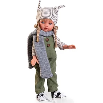 Panenka Realistická panenka Emily v zelené kombinéze od firmy Antonio Juan ze Španělska (Emily boho)
