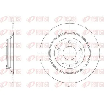 Brzdový kotouč Brzdový kotouč REMSA 61518.00