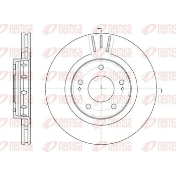 Brzdový kotouč Brzdový kotouč REMSA 6896.10