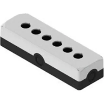 Pizzato Elettrica ES36000 ES36000 prázdné pouzdro 6 instalačních pozic (d x š x v) 252 x 80 x 56 mm černá, šedá 5 ks