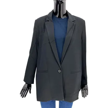 Oodji Dámské módní sako relaxed- fit s 3/4 rukávy Velikosti XS-XXL: XS Nové zboží