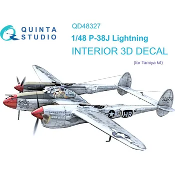 Plastikový model 1/48 P-38J 3D-Printed&col. Interior (TAM)