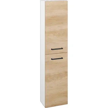 Koupelnový nábytek Dřevojas Vysoká skříň DOOR SV1D2 35 - N01 Bílá lesk / Úchytka T06 / D15 Nebraska / Pravé