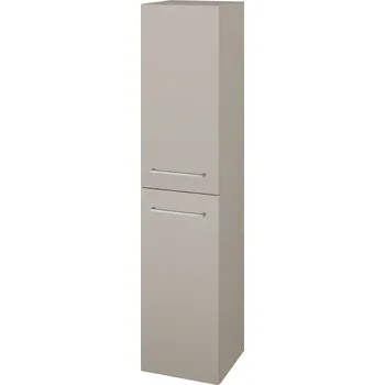 Koupelnový nábytek Dřevojas Vysoká skříň DOS SVD2 35 - N07 Stone / Úchytka T04 / N07 Stone / Levé