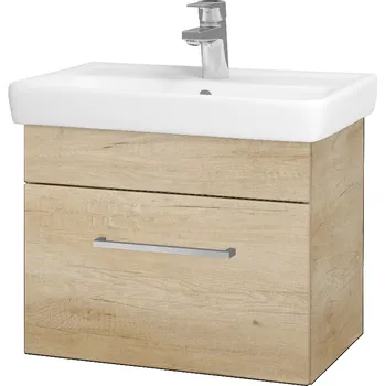 Koupelnový nábytek Dřevojas Koupelnová skříňka SOLO SZZ 55 - D15 Nebraska / Úchytka T04 / D15 Nebraska