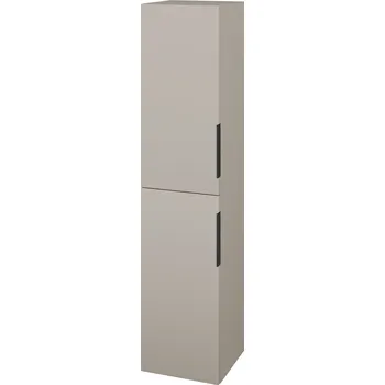Koupelnový nábytek Dřevojas Vysoká skříň DOS SVD2 35 - N07 Stone / Úchytka T07 / N07 Stone / Levé