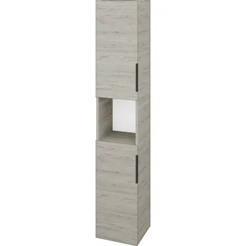 Koupelnový nábytek Dřevojas Vysoká skříň DOS SVD2O 35 - D05 Oregon / Úchytka T07 / D05 Oregon / Levé