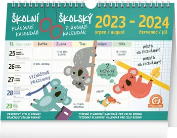 Kalendář Presco Group Školní plánovací kalendář s háčkem 2023/2024