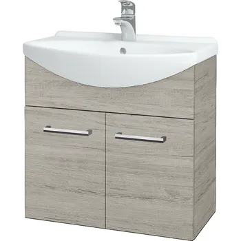 Koupelnový nábytek Dřevojas Koupelnová skříňka TAKE IT SZD2 65 - D05 Oregon / Úchytka T03 / D05 Oregon