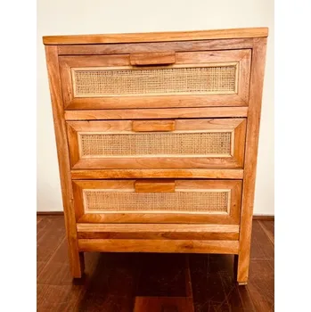 Hitra Kabinet 3 zásuvky dřevo